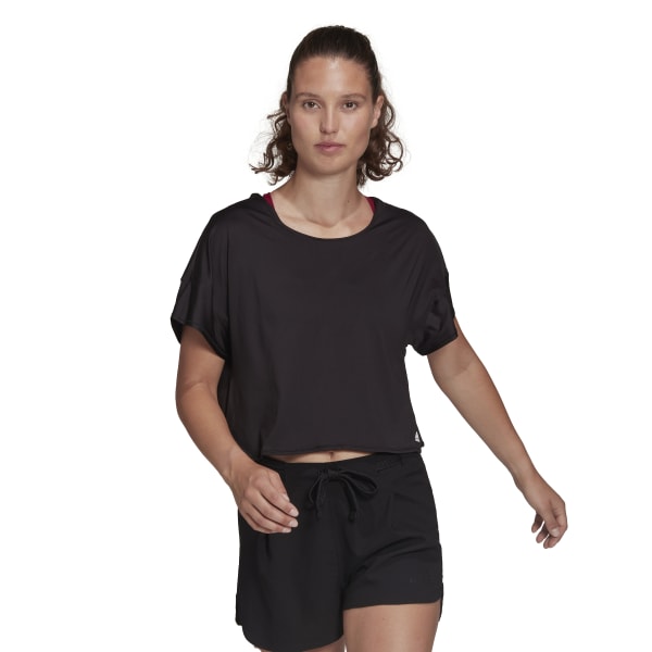 Womens Yoga  Short Sleeve T-Shirt