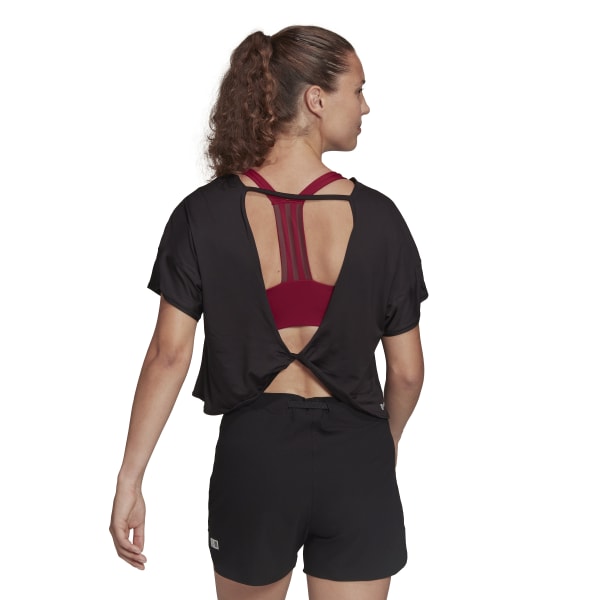 Womens Yoga  Short Sleeve T-Shirt