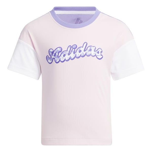 Girls Performance Graphic Colorblock Short Sleeve T-Shirt