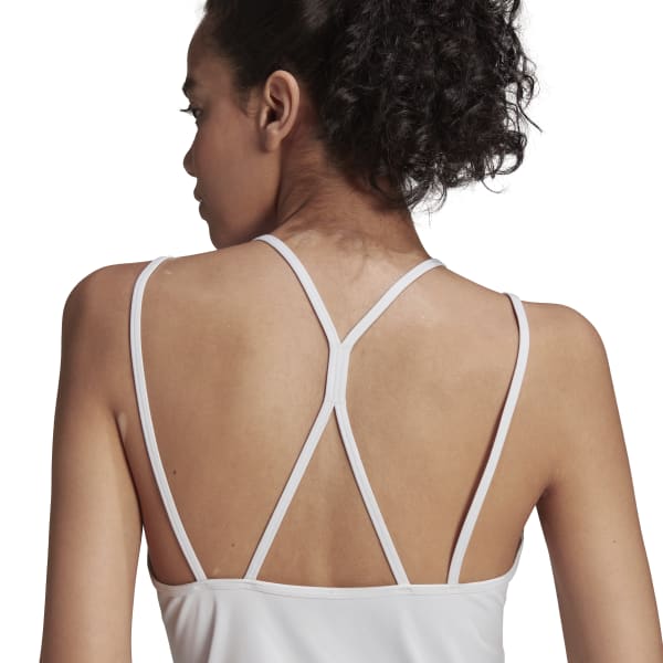 Womens Yoga Strappy Fitted Tank