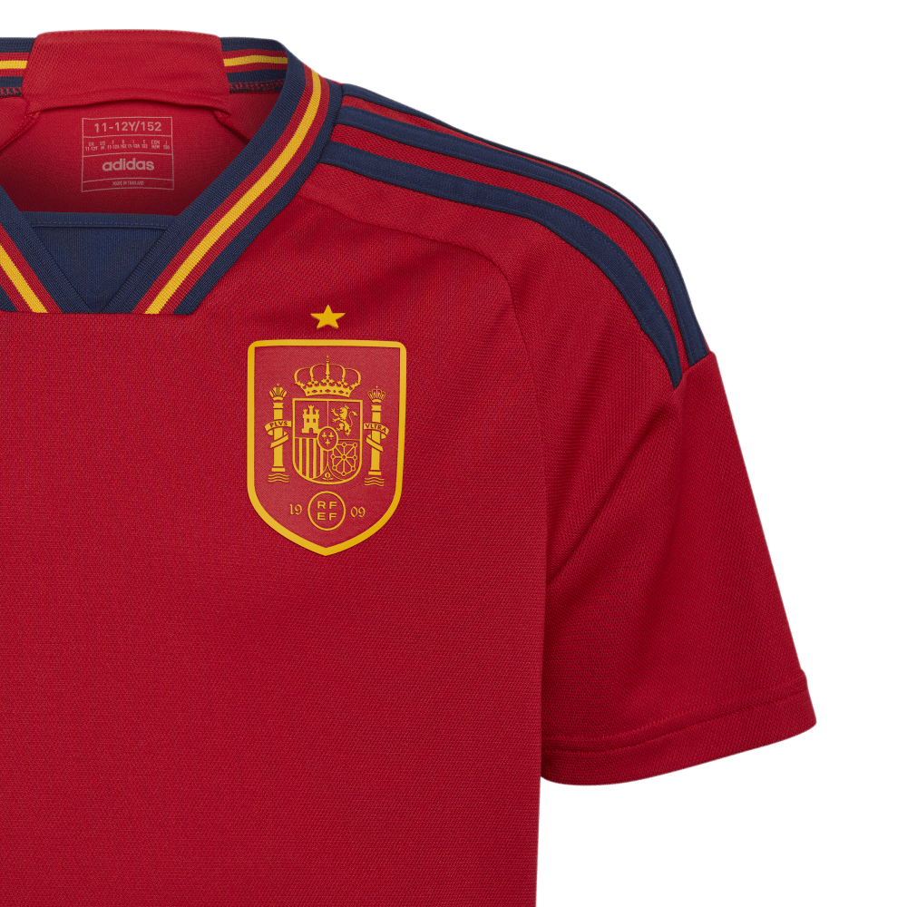 Junior Spain World Cup 2022 Home Replica Jersey