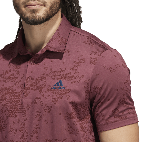Mens Jacquard Golf Polo Shirt