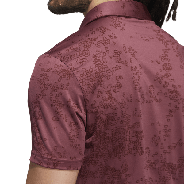 Mens Jacquard Golf Polo Shirt