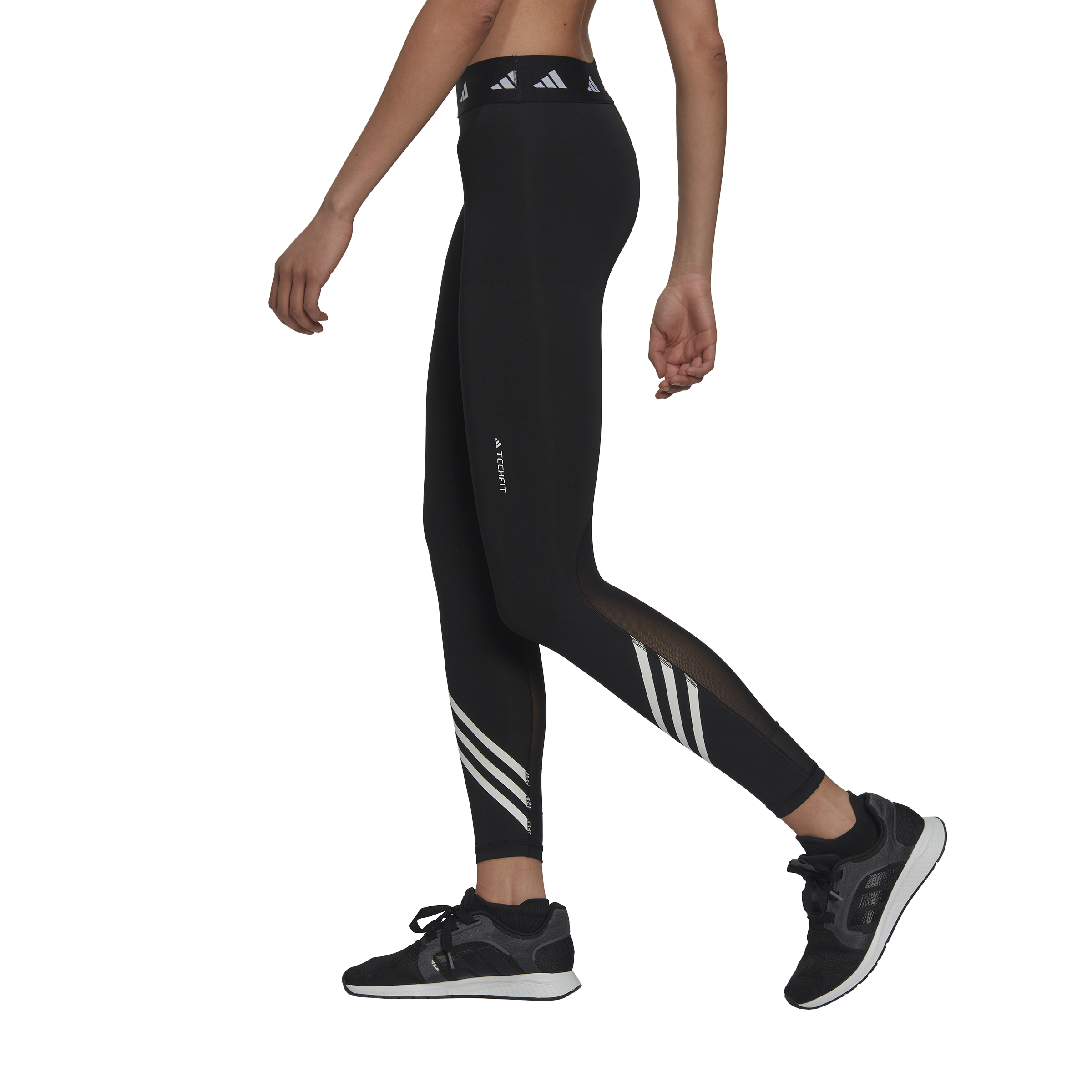 Womens Techfit 3 Stripes 7/8 Tight