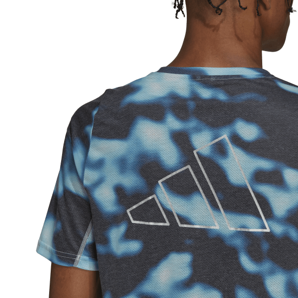 Mens Run Icons Printed Short Sleeve T-Shirt