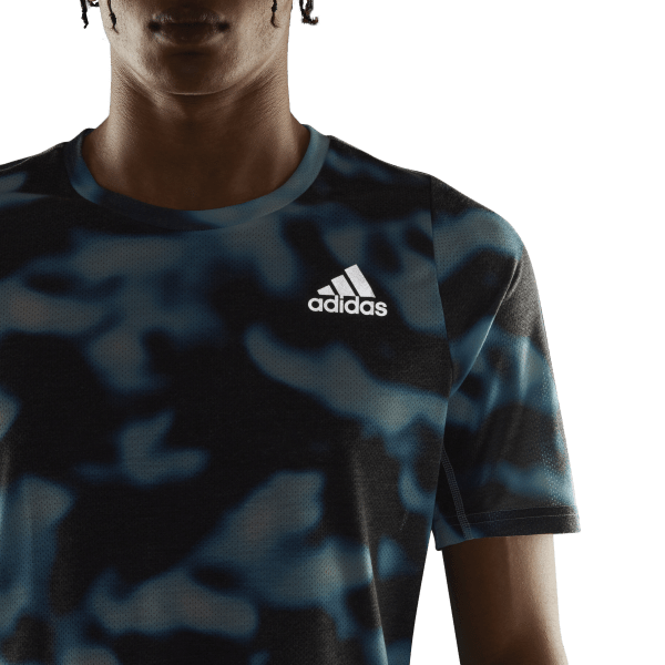 Mens Run Icons Printed Short Sleeve T-Shirt