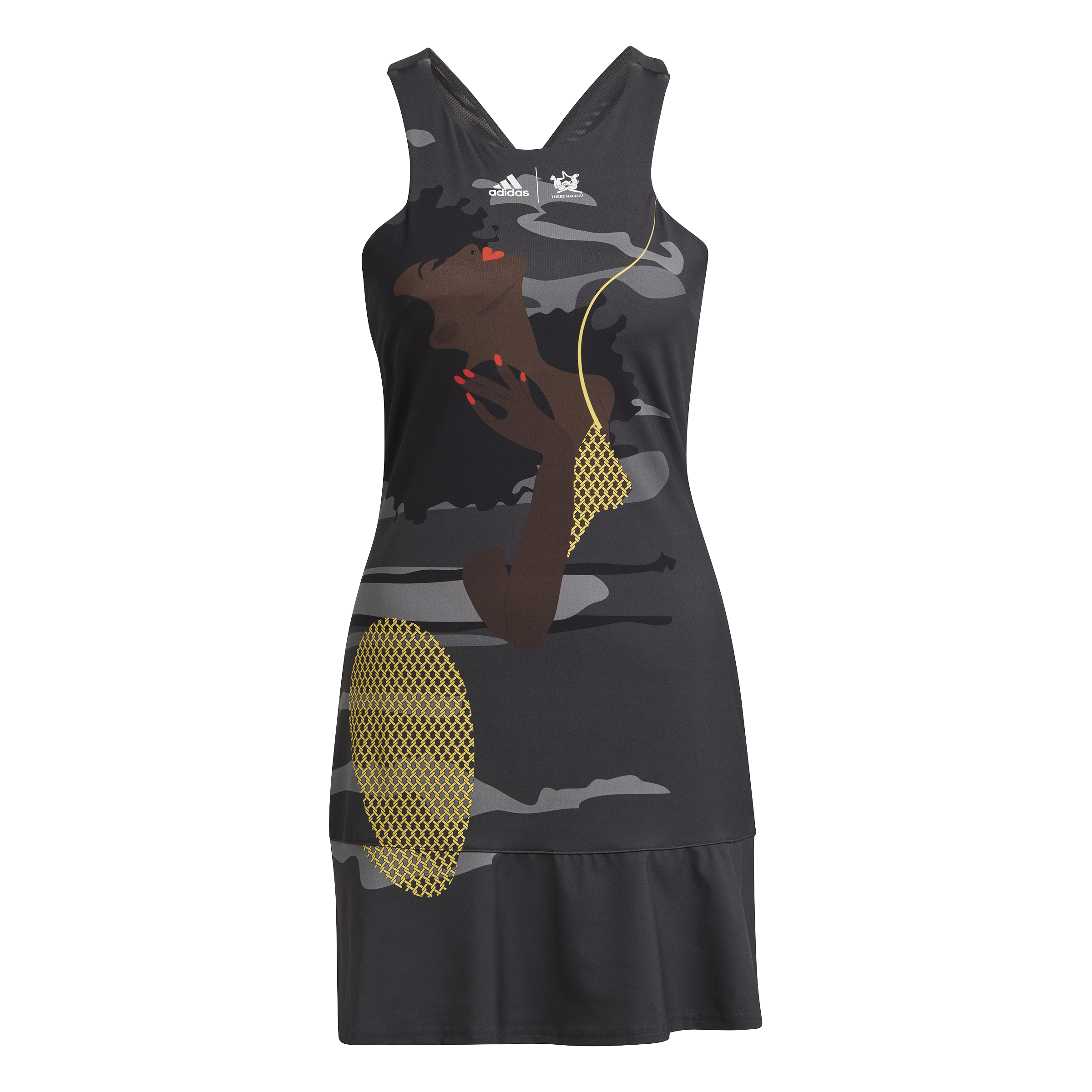 Womens Tennis Printed Dress