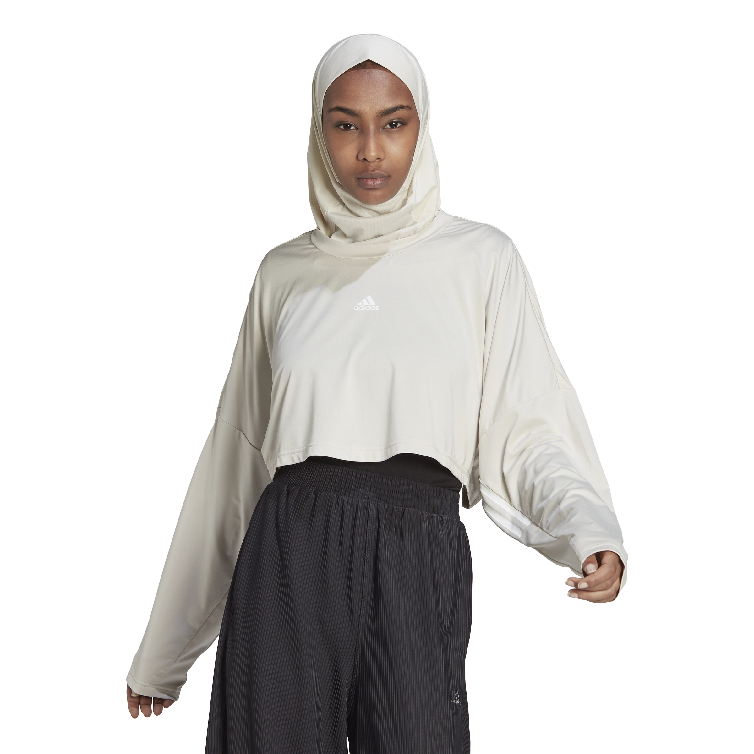 Womens Oversized Crop Sweatshirt