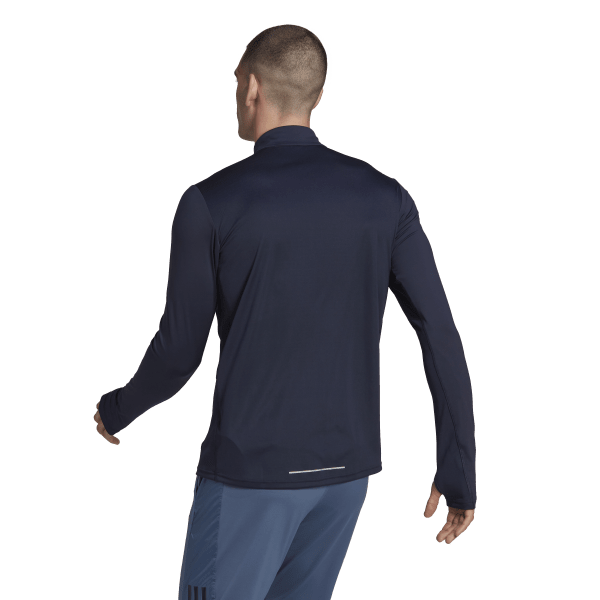 Mens Own The Run 1/2 Zip LongSleeve