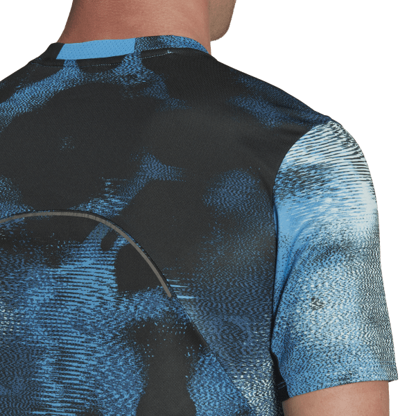 Mens Designed For Training HIIT Allover Print Short Sleeve T-Shirt