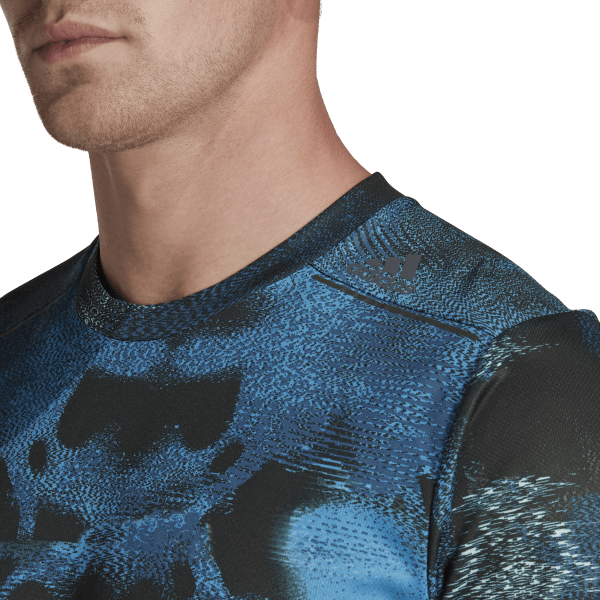 Mens Designed For Training HIIT Allover Print Short Sleeve T-Shirt