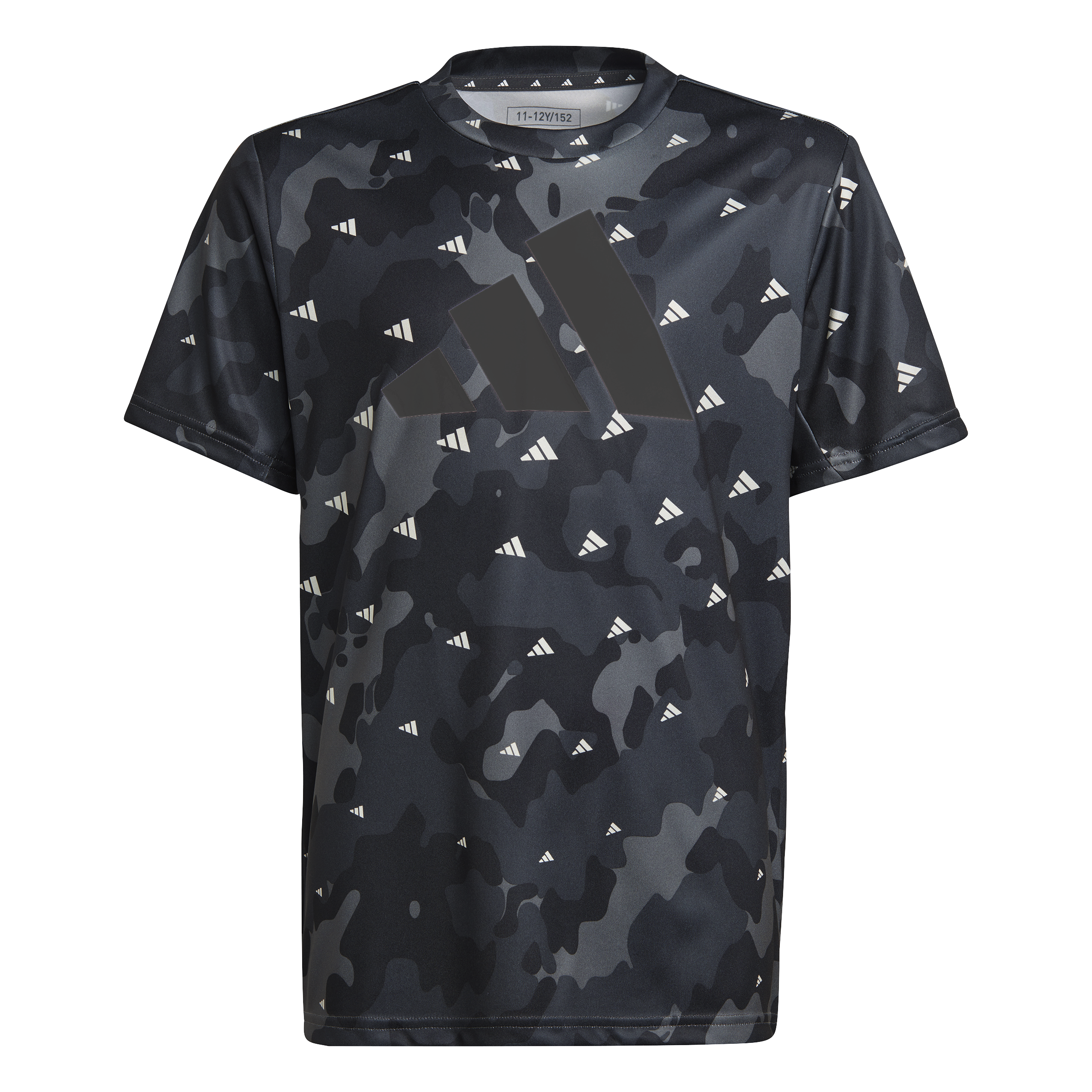 Boys Performance Training Essentials All Over Print Short Sleeve T-Shirt