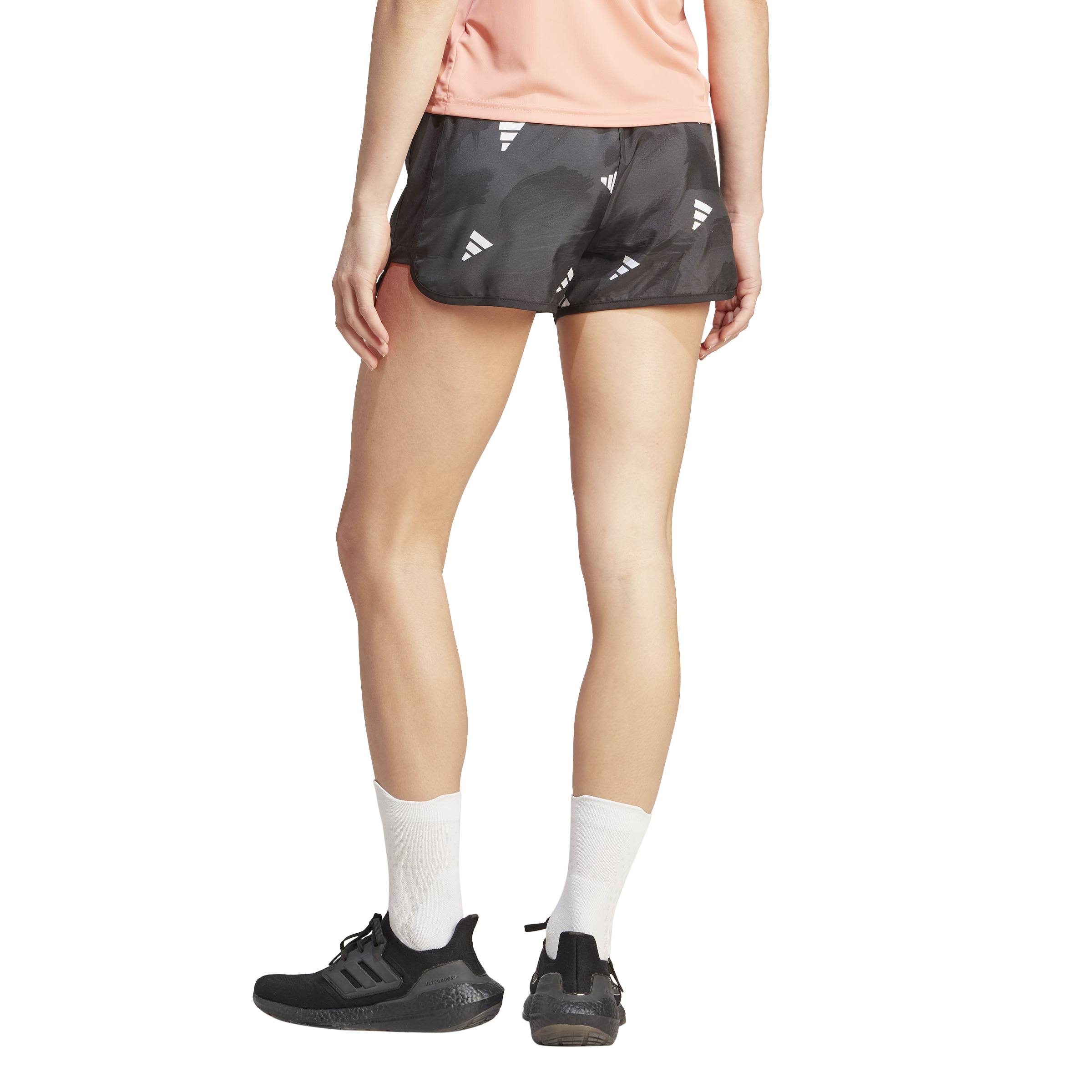 Womens Running Run It All Over Print Shorts