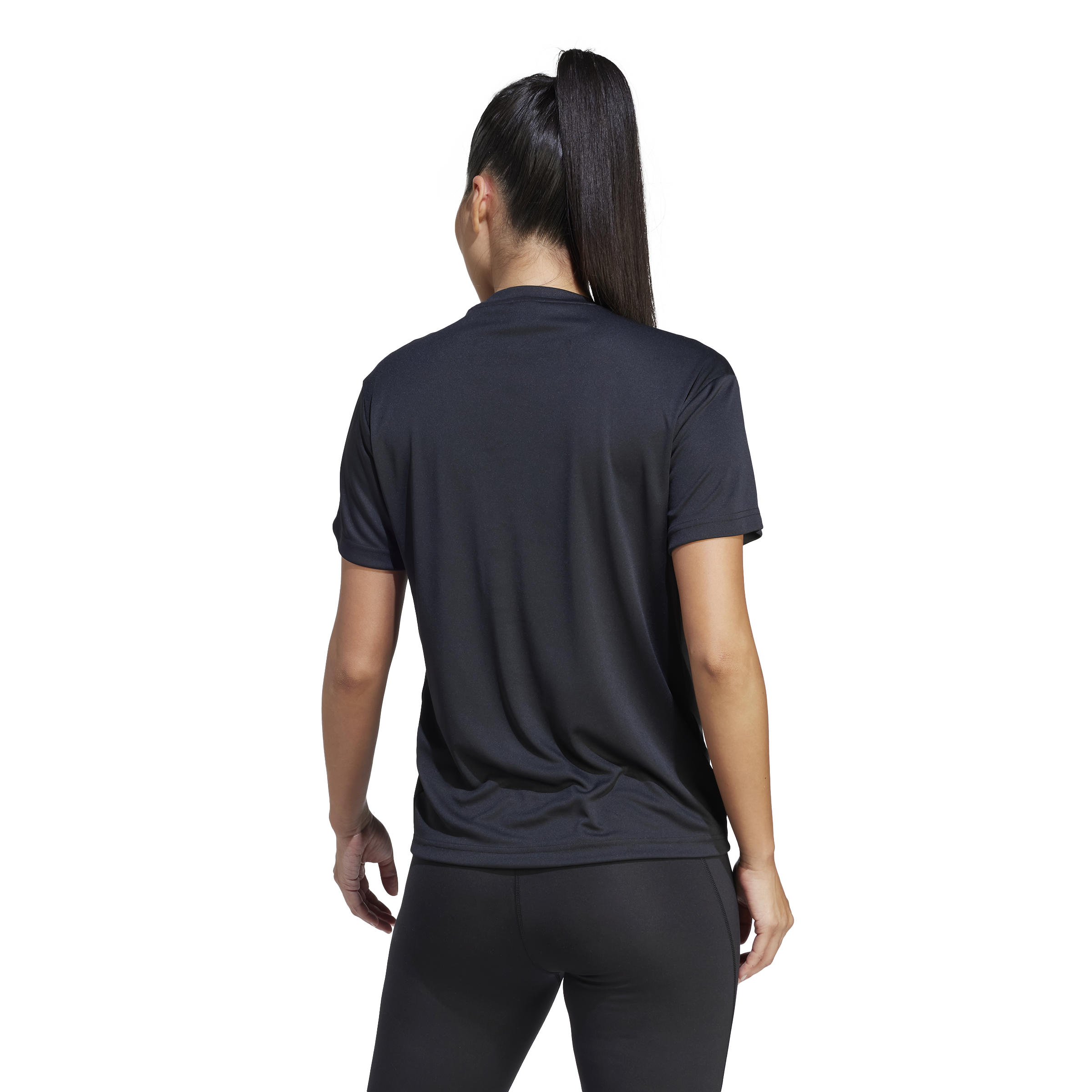 Womens Running Run It Badge Logo Short Sleeve T-Shirt