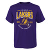 Mens LeBron James LA Lakers Graphic Team Short Sleeve T-Shirt
