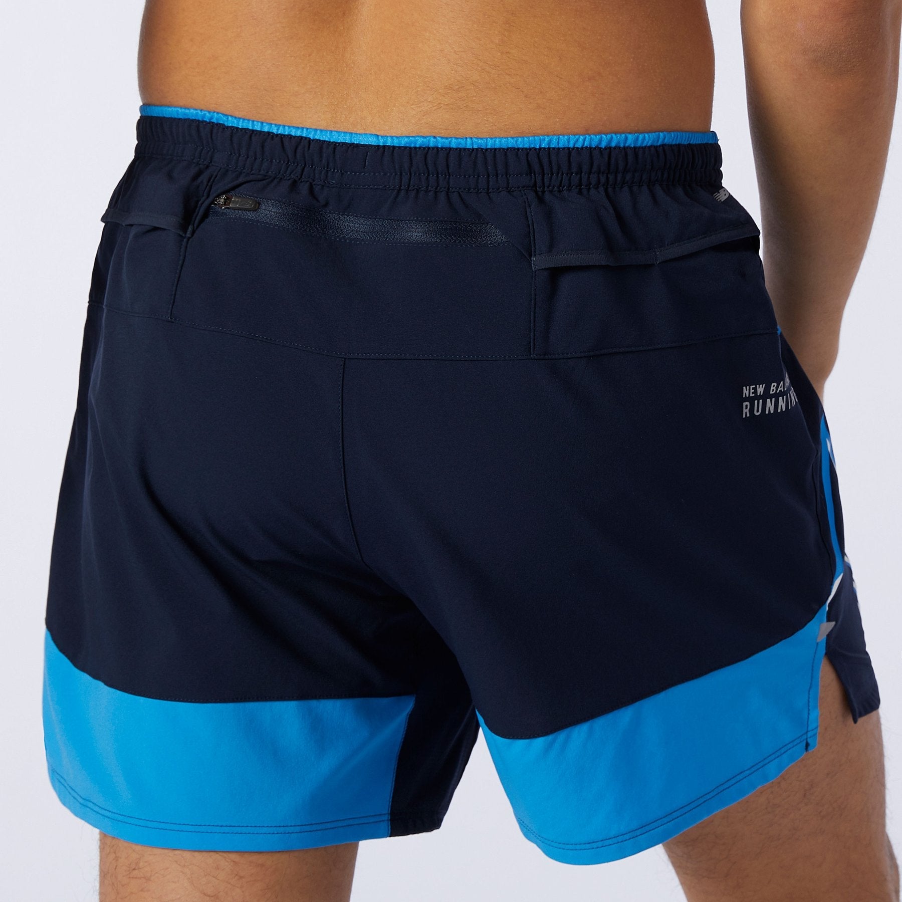 Mens Impact Run Printed 5 Inch Short