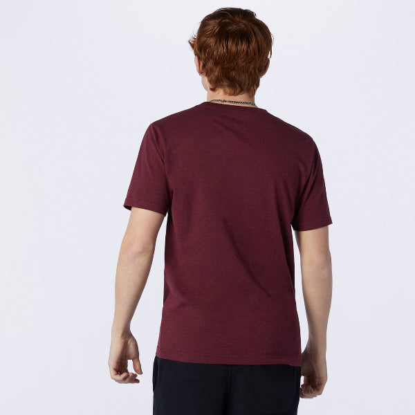 Mens Essentials Stacked Logo Short Sleeve T-Shirt