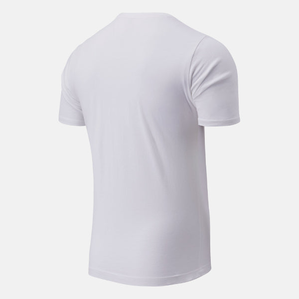Mens Essentials Stacked Logo Short Sleeve T-Shirt