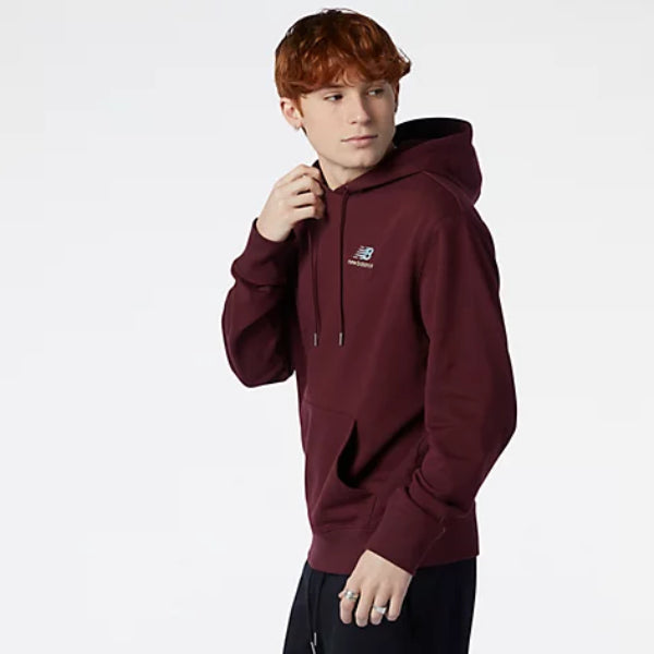 Mens Essentials Embroidered Pullover Hoodie