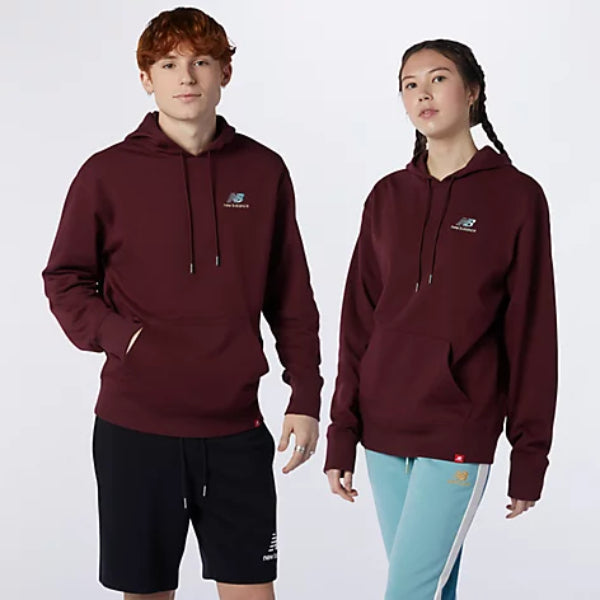 Mens Essentials Embroidered Pullover Hoodie
