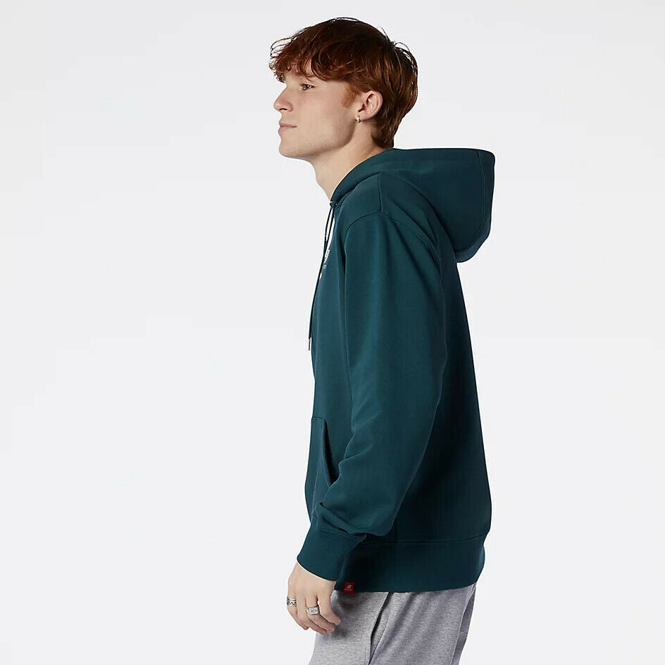 Mens Essentials Embroidered Pullover Hoodie