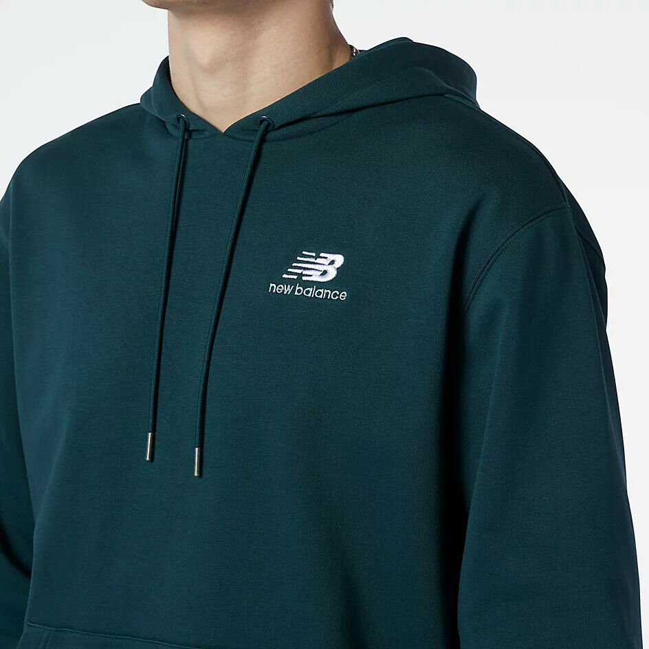 Mens Essentials Embroidered Pullover Hoodie