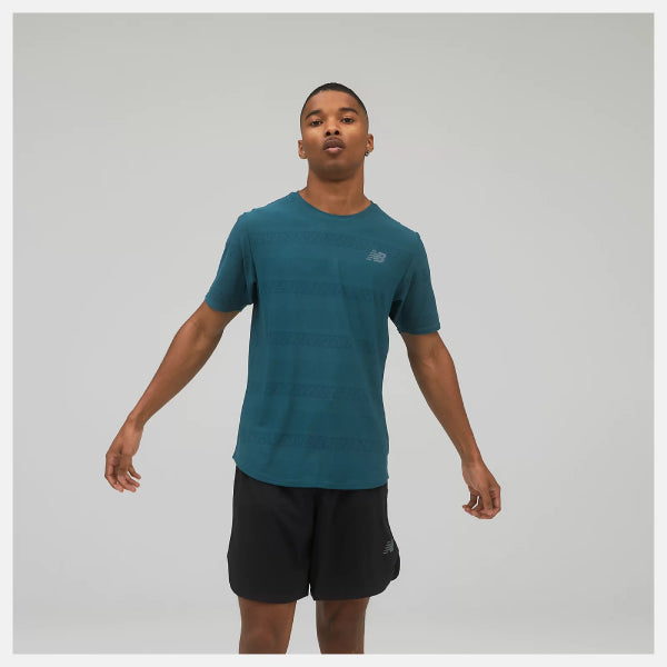 Mens Q Speed Jacquard Short Sleeve T-Shirt