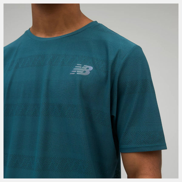 Mens Q Speed Jacquard Short Sleeve T-Shirt