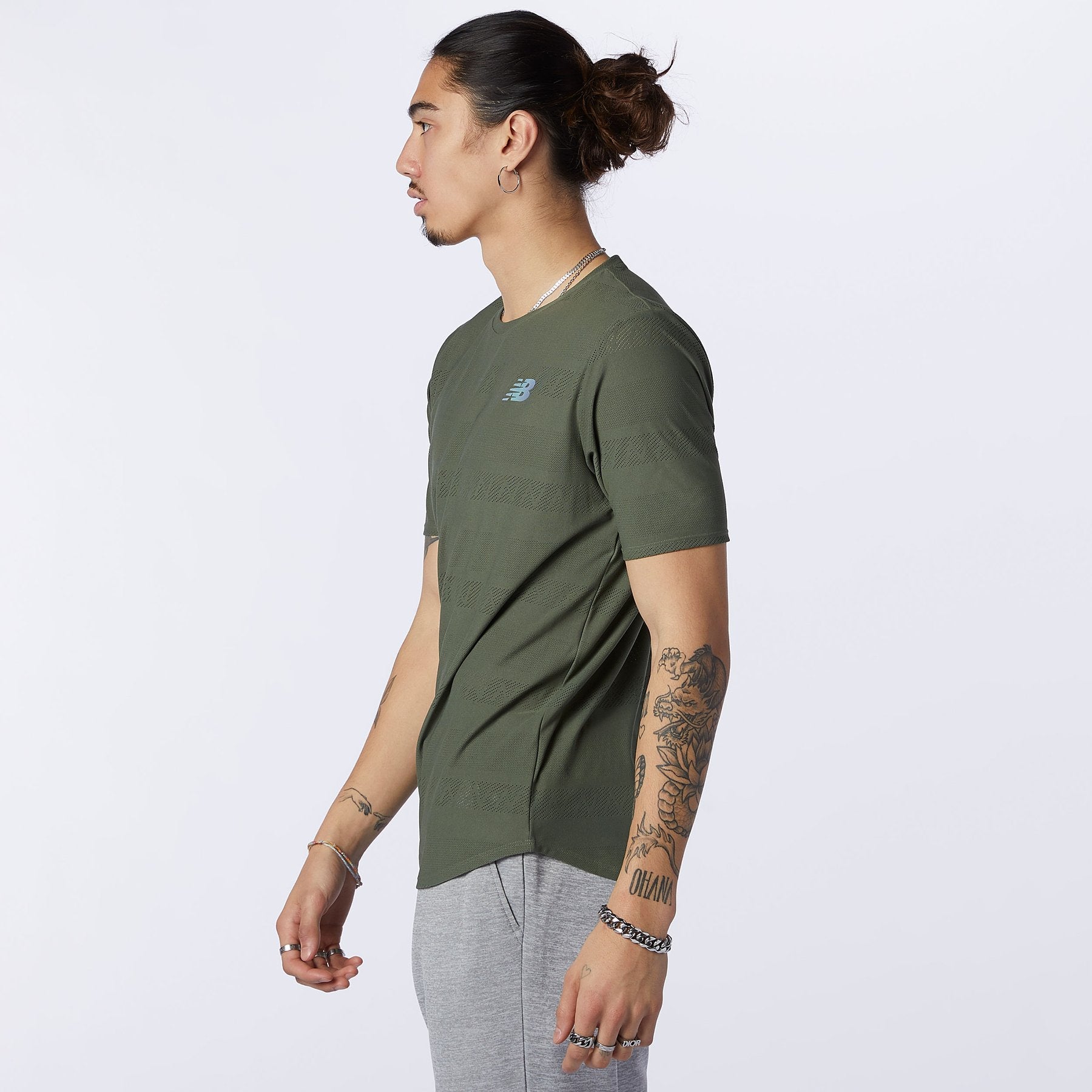 Mens Q Speed Jacquard Short Sleeve T-Shirt