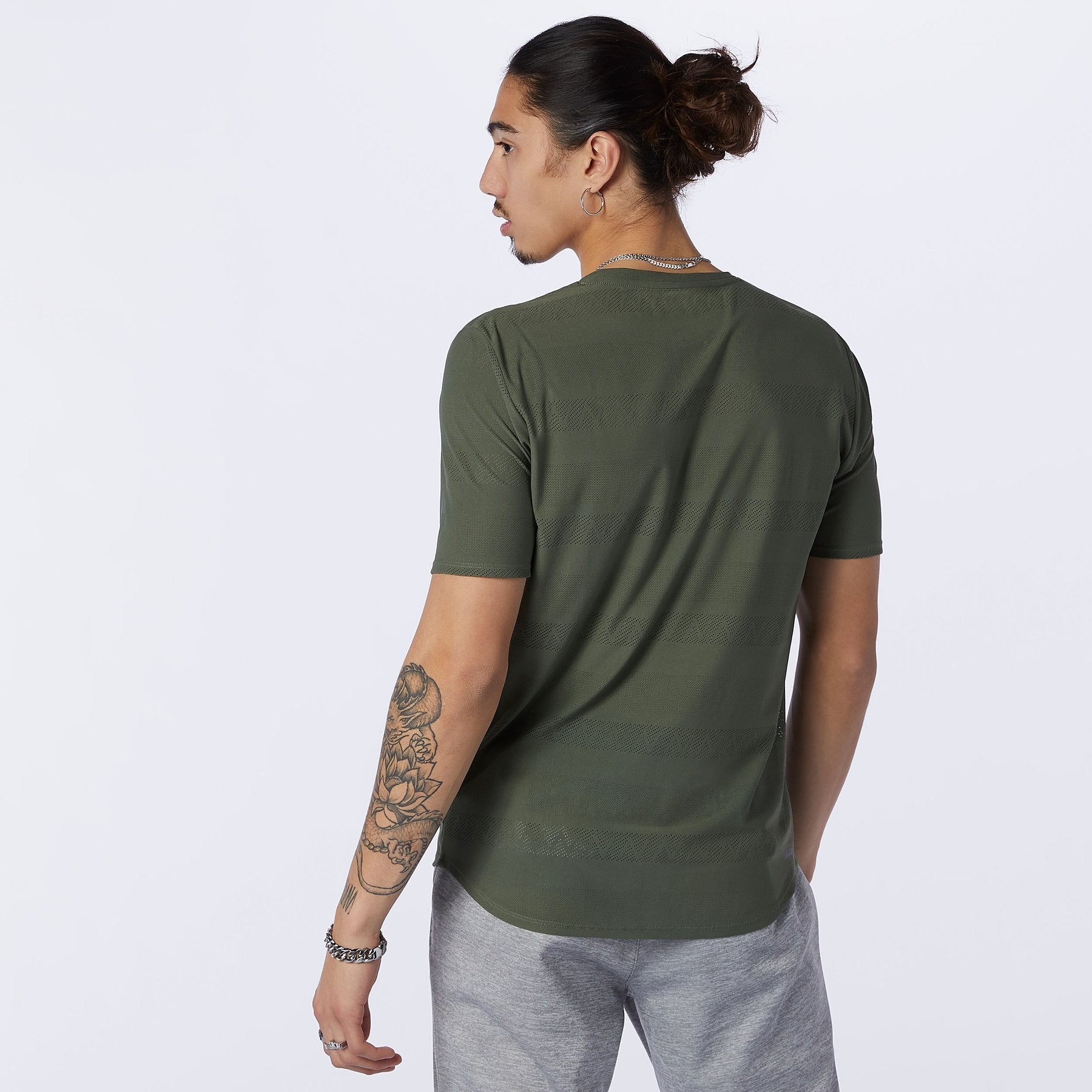 Mens Q Speed Jacquard Short Sleeve T-Shirt