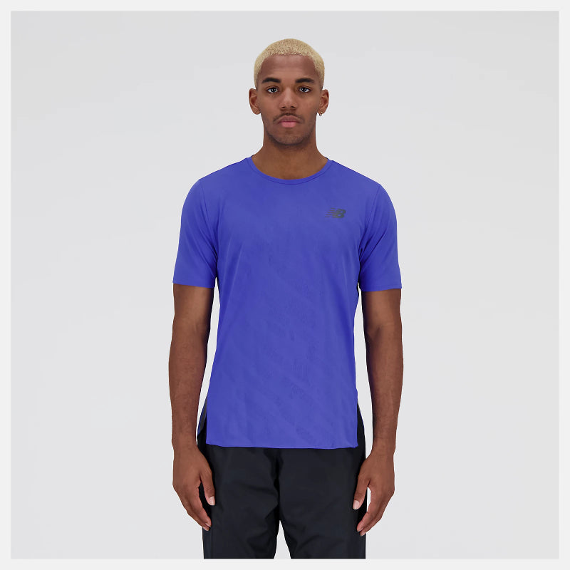 Mens Q-Speed Jacquard Short Sleeve T-Shirt