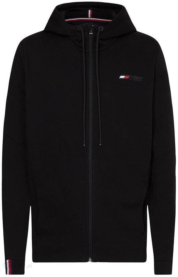 Mens Logo Fleece Hooded Full Zip Jacket