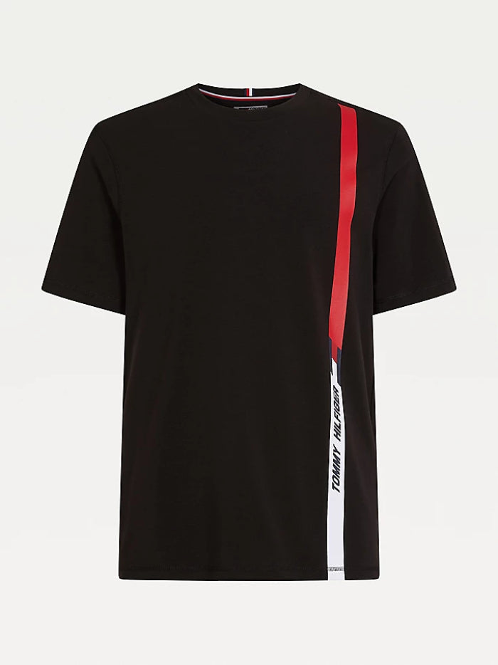 Mens Vertical Logo Seasonal Short Sleeve T-Shirt