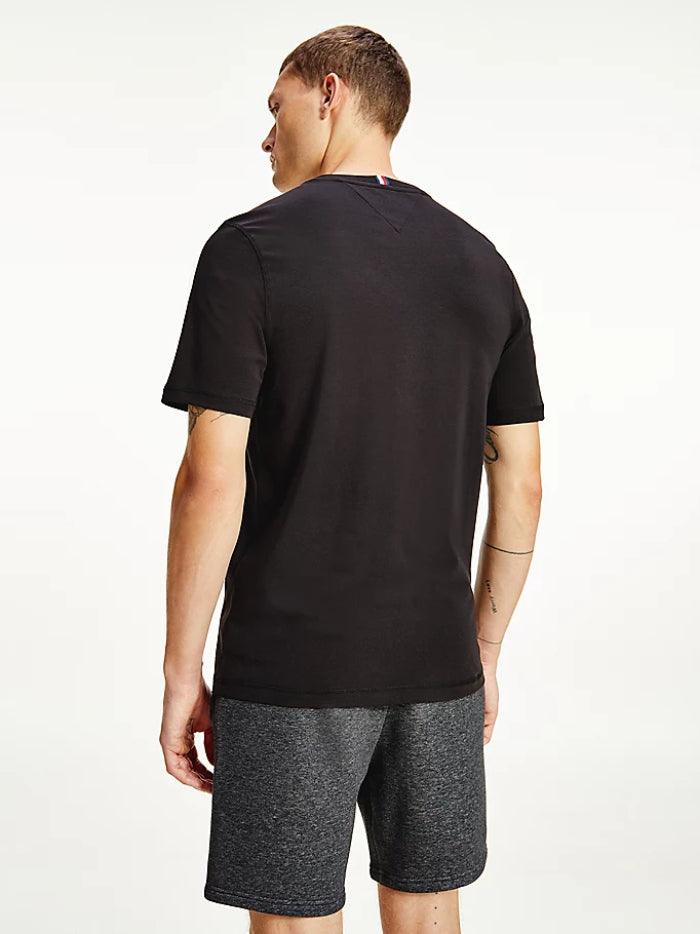 Mens Vertical Logo Seasonal Short Sleeve T-Shirt