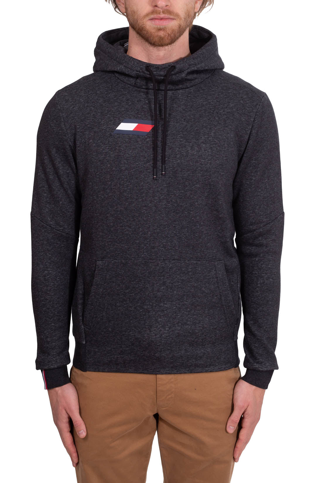 Mens Logo Fleece Pullover Hoodie