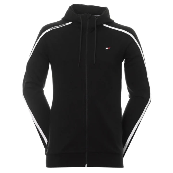 Mens Trim Full Zip Hooded Jacket