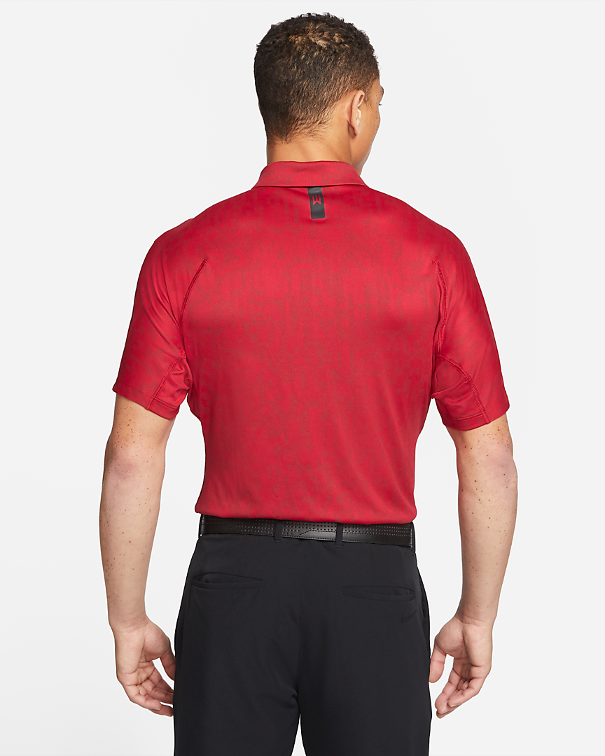 Mens Tiger Woods Dri-Fit Novelty Golf Polo Shirt