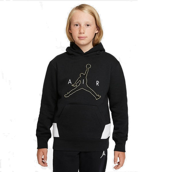 Junior Black & Gold Fleece Pullover Hoodie