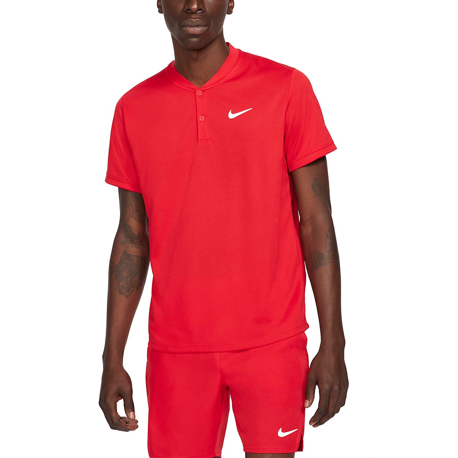 Mens Court Dri-Fit Blade Tennis Polo Shirt