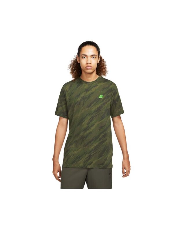 Mens Sportswear Printed Essential Short Sleeve T-Shirt