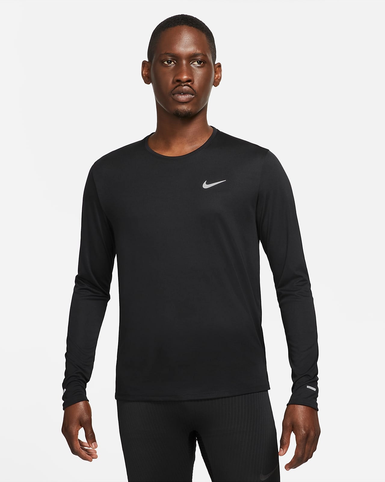 Mens Dri-Fit Miler Long Sleeve Top