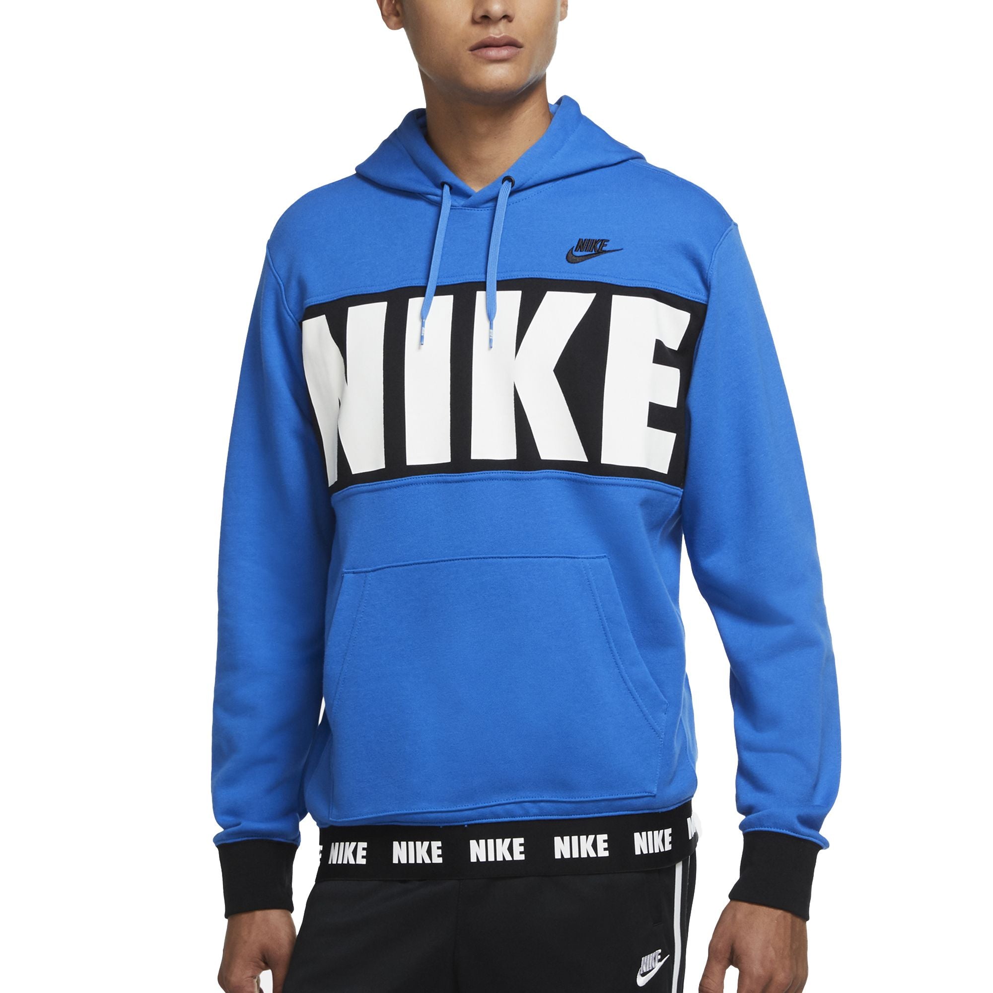 Mens Sportswear Graphic French Terry Hooded Pull Over Hoodie
