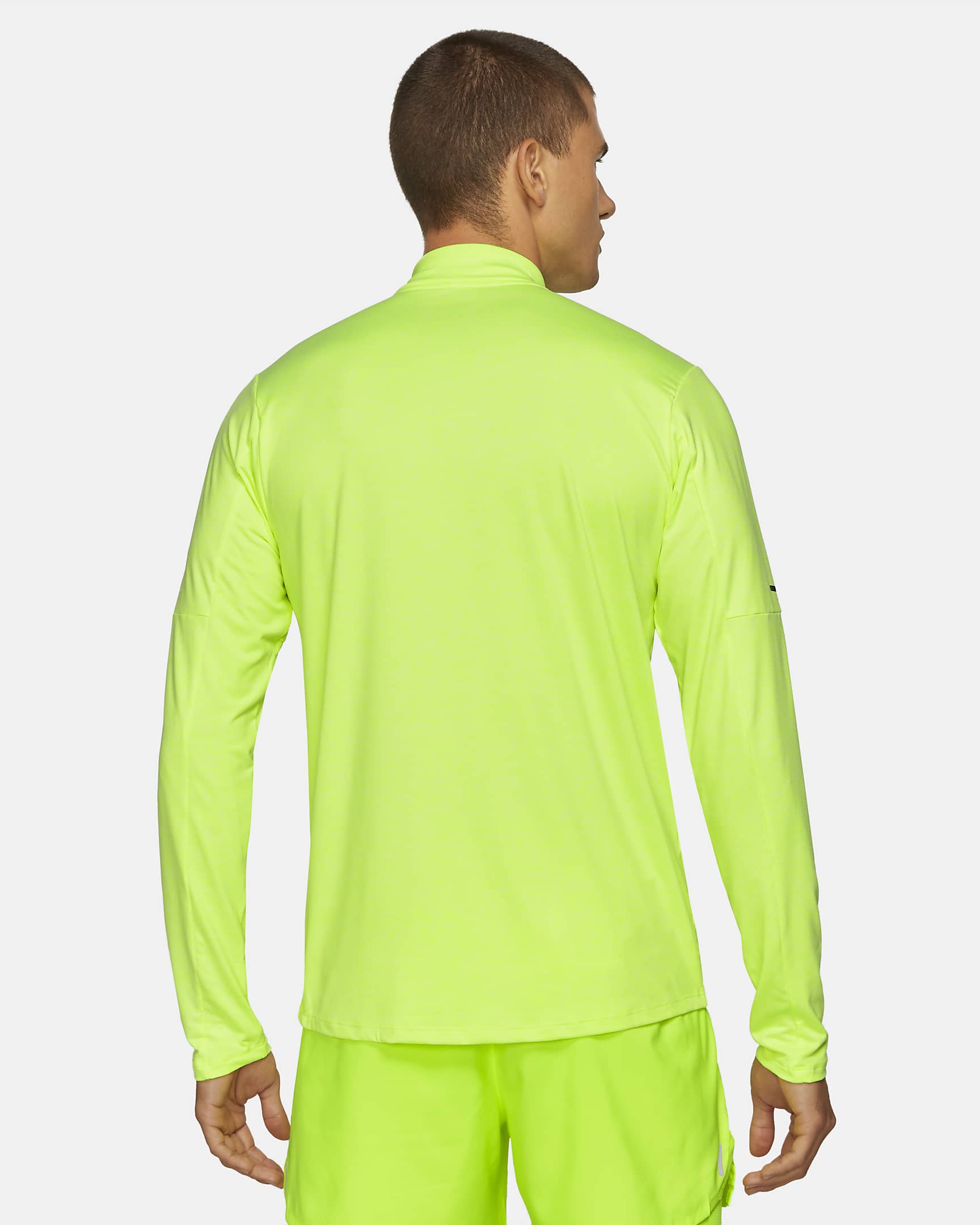 Mens Dri-Fit Element Half Zip Long Sleeve Top
