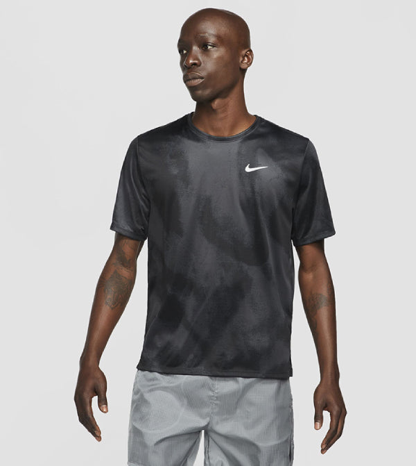 Mens Dri-Fit Wild Run Miler Short Sleeve T-Shirt