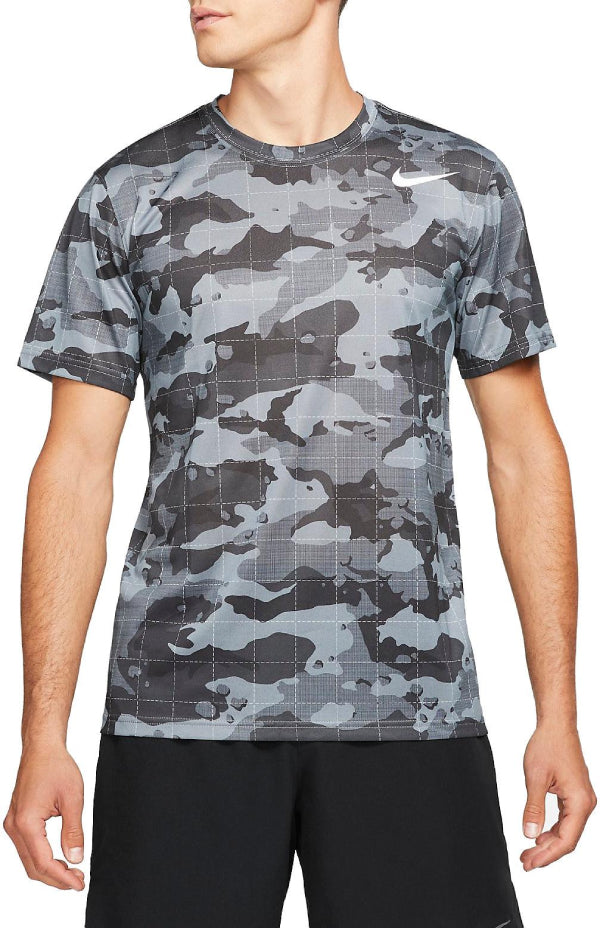 Mens Dri-Fit Printed Camouflage Short Sleeve T-Shirt