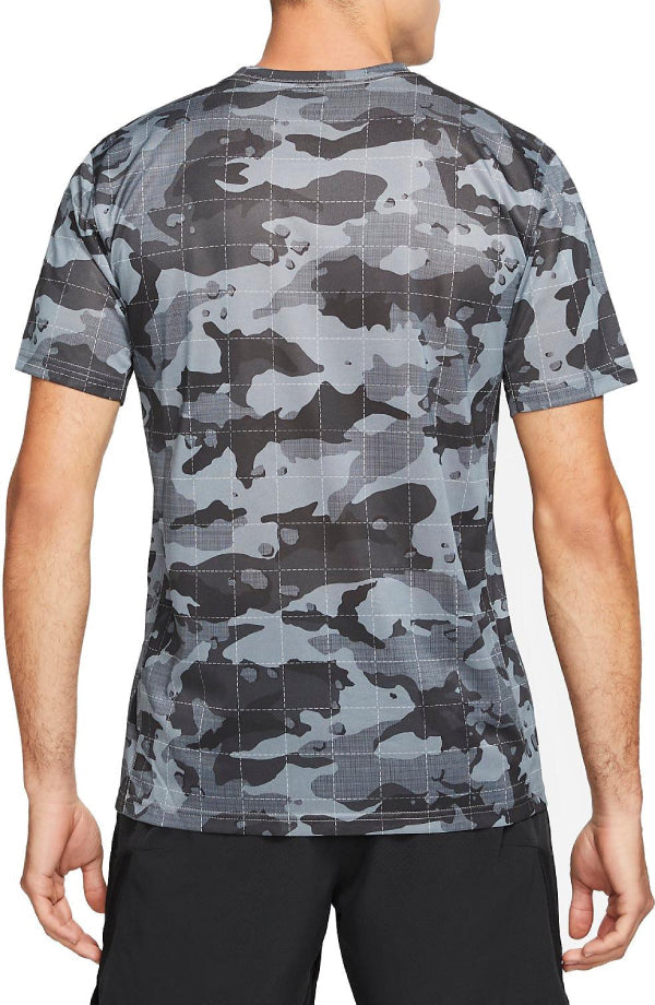 Mens Dri-Fit Printed Camouflage Short Sleeve T-Shirt
