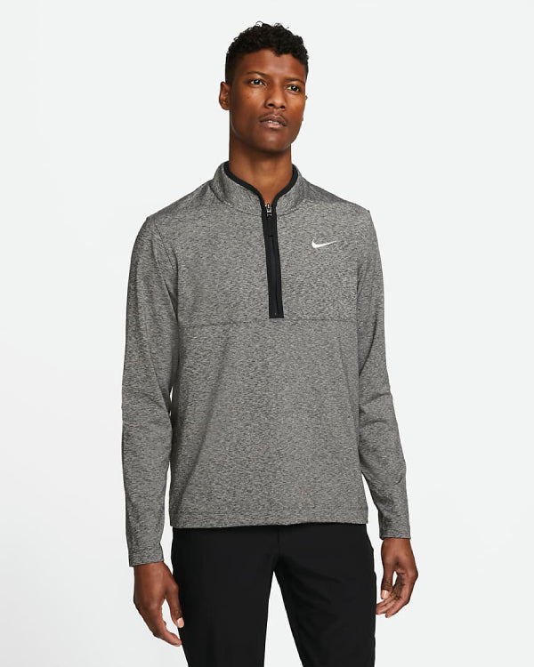 Mens Dri-FIT Victory Heather Half-Zip Golf Long Sleeve