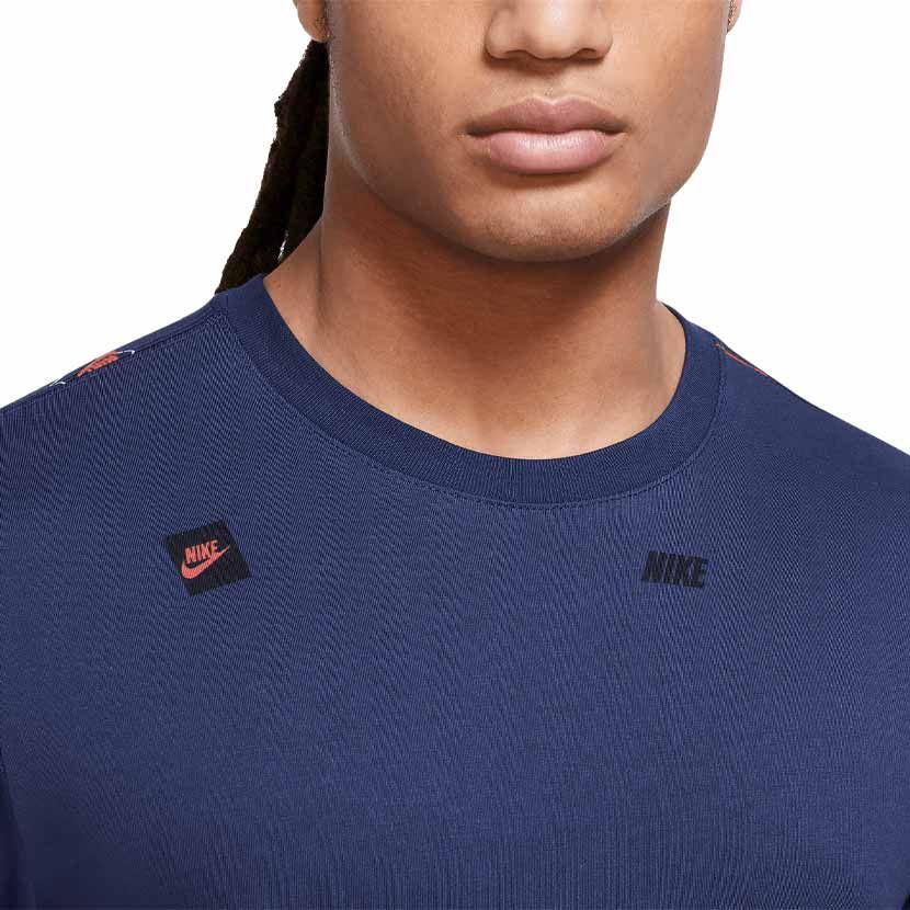 Mens Sportswear Printed Logo Short Sleeve T-Shirt