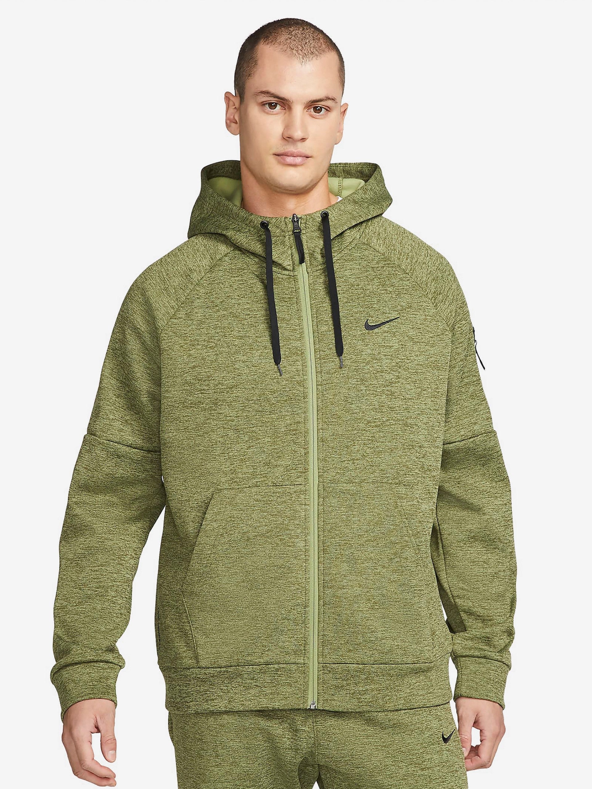 Mens Tech Fit  Hooded Full Zip Jacket
