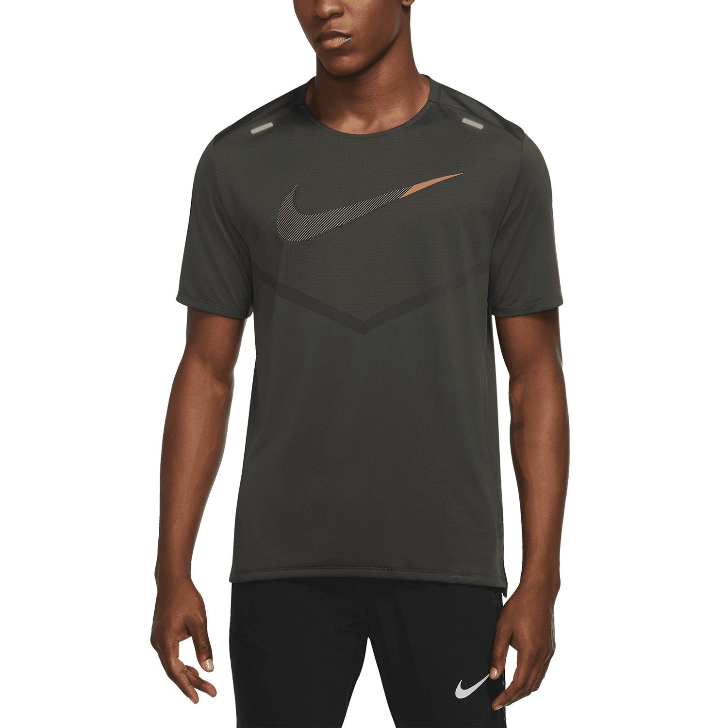 Mens Dri-Fit Rise 365 Graphic Short Sleeve T-Shirt
